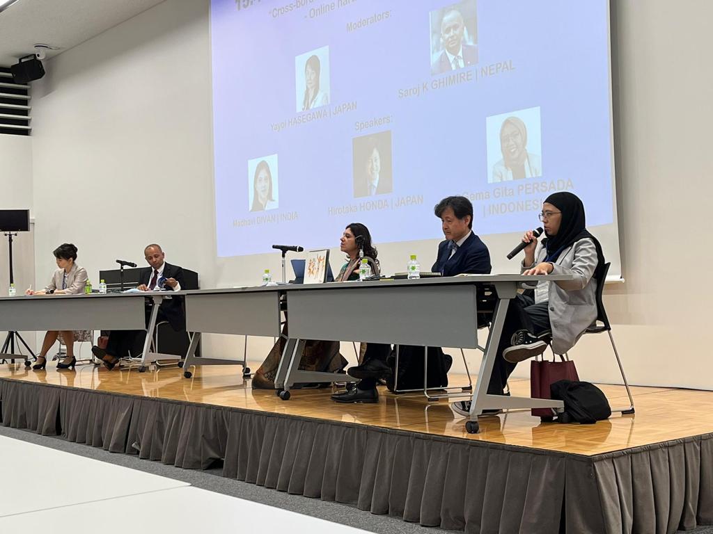 Diskusi Panel “Cross-Border Efforts to Eradicate Gender Violence - Online Harassment of Women”, Fukuoka, Jepang (10/23).